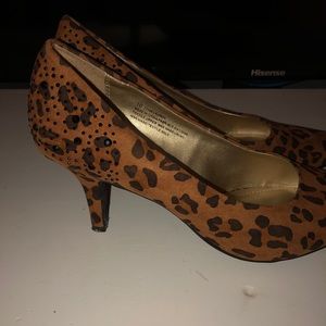 Leopard heels